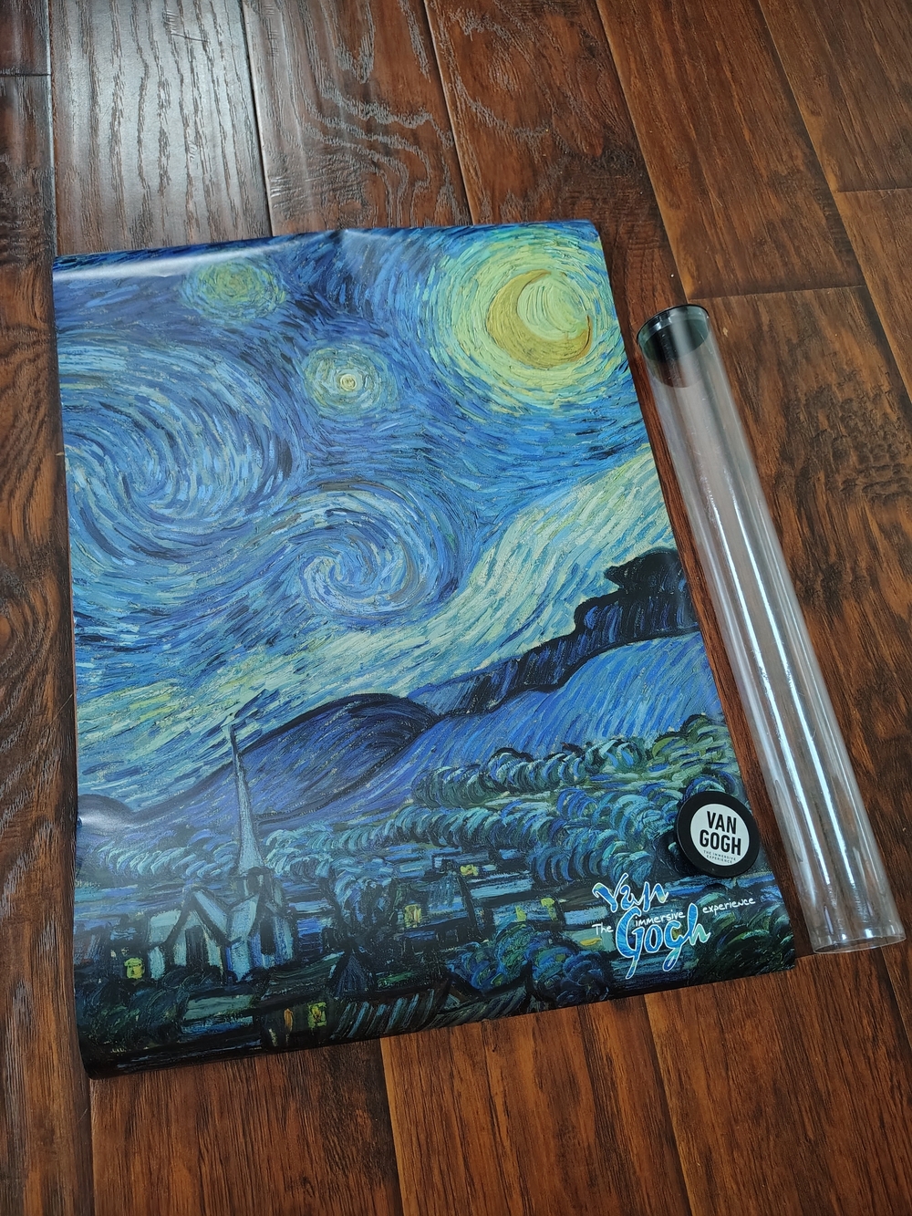 Van Gogh The Immersive Experience Starry Night poster in tube